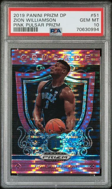 2019 Panini Prizm Draft Picks Zion Williamson #51 card image