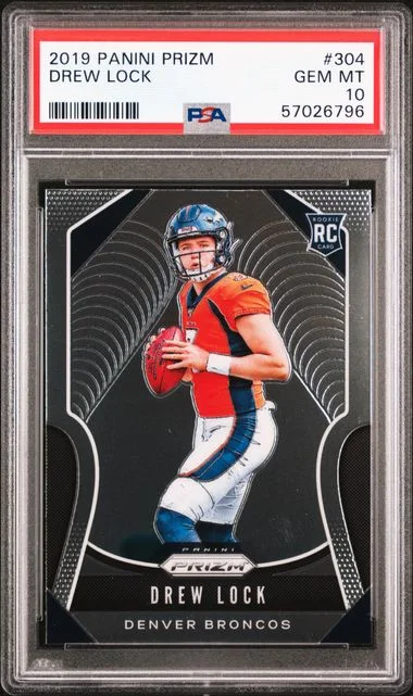 2019 Panini Prizm Drew Lock #304 card image