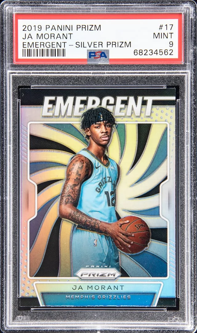 2019 Panini Prizm Ja Morant Emergent #17 card image