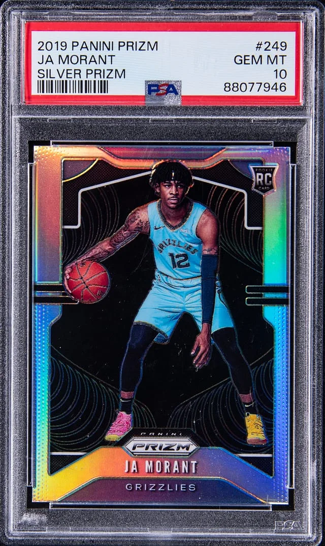 2019 Panini Prizm Ja Morant Silver #249 card image
