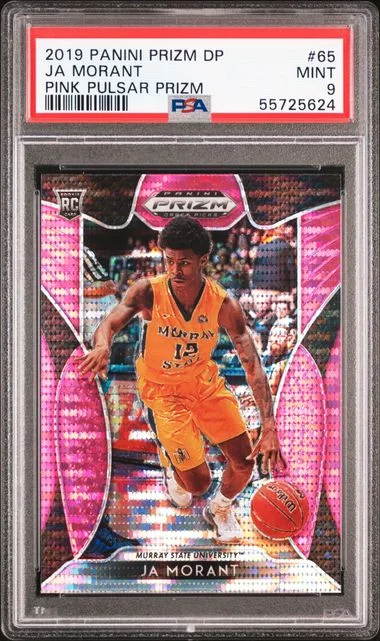 2019 Panini Prizm Ja Morant Silver Prizm #65 card image