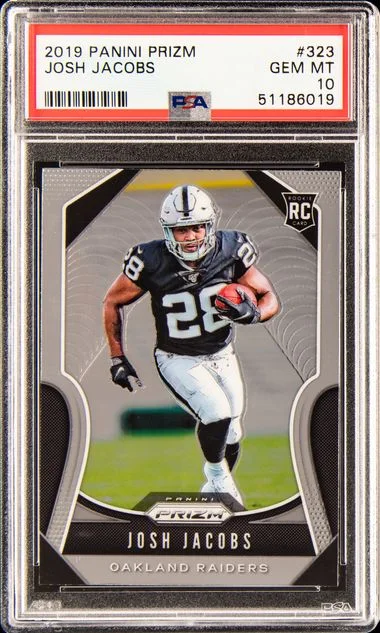 2019 Panini Prizm Josh Jacobs #323 card image