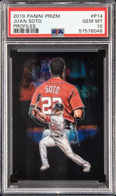 2019 Panini Prizm Juan Soto Profiles #P14 card image