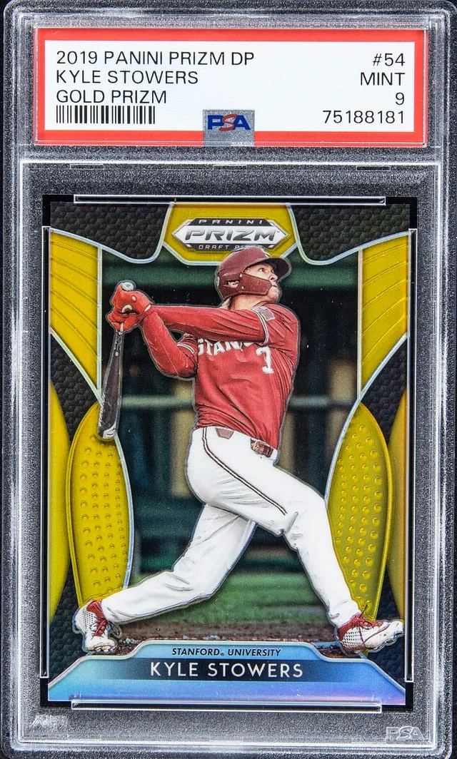 2019 Panini Prizm Kyle Stowers Gold #54 card image