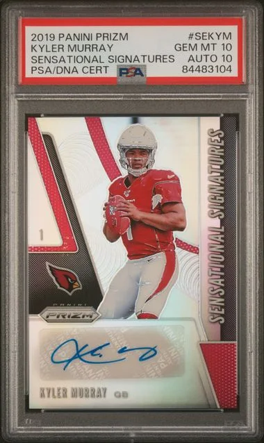 2019 Panini Prizm Kyler Murray Sensational Signatures #SEKYM card image