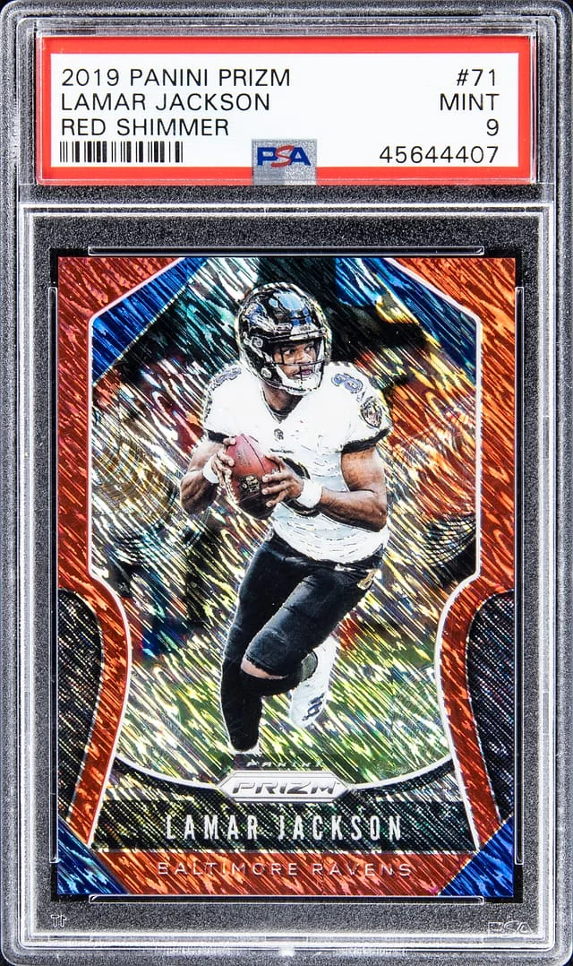2019 Panini Prizm Lamar Jackson #71 card image