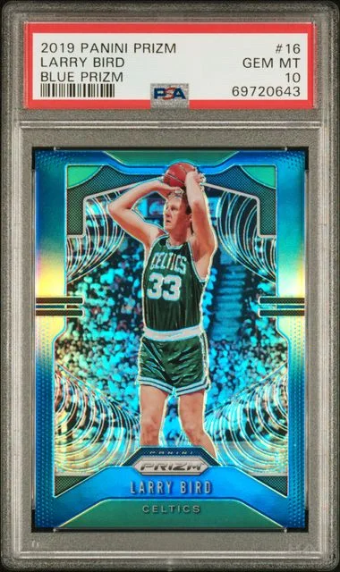 2019 Panini Prizm Larry Bird Gold Prizm #16 card image
