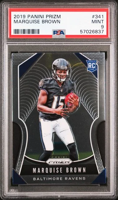 2019 Panini Prizm Marquise Brown #341 card image