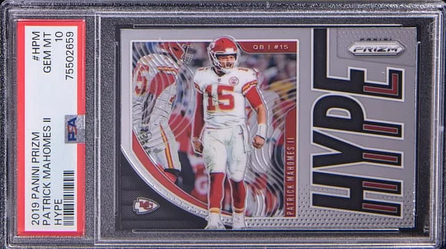 2019 Panini Prizm Patrick Mahomes Hype #HPM card image