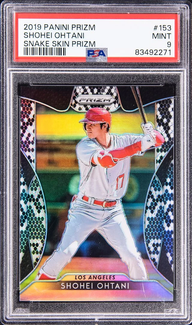 2019 Panini Prizm Shohei Ohtani Gold Prizm #153 card image