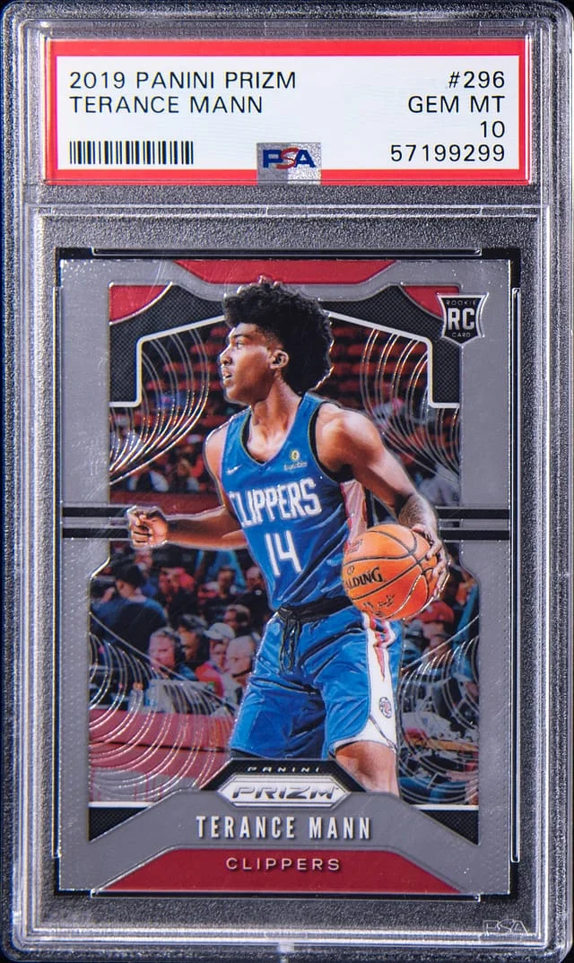 2019 Panini Prizm Terrance Mann #296 card image