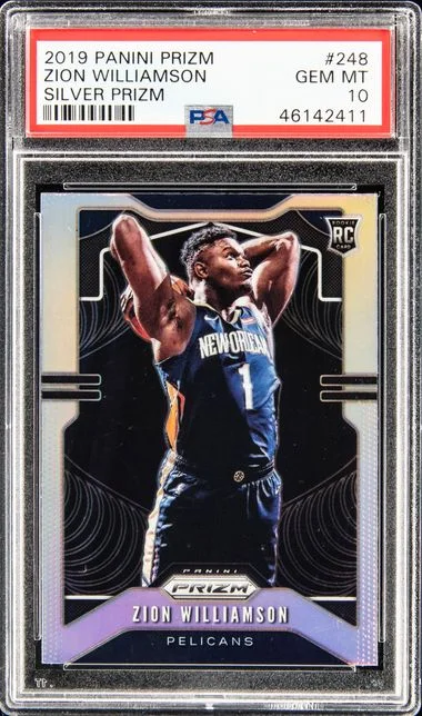2019 Panini Prizm Zion Williamson #248 card image