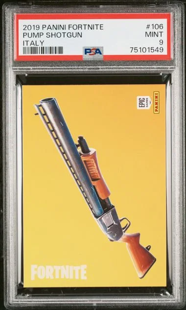 2019 Panini Pump Shotgun Fortnite Italy #106 card image