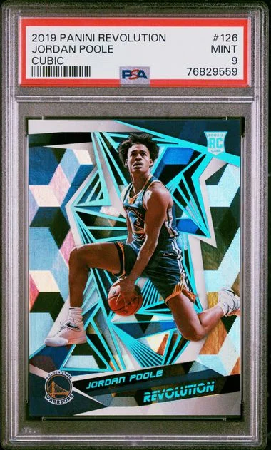 2019 Panini Revolution Jordan Poole Cubic #126 card image