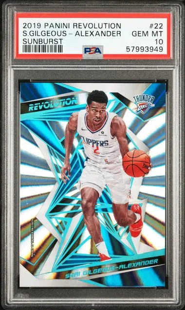 2019 Panini Revolution Shai Gilgeous-Alexander #22 card image
