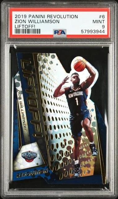 2019 Panini Revolution Zion Williamson Liftoff! #6 card image