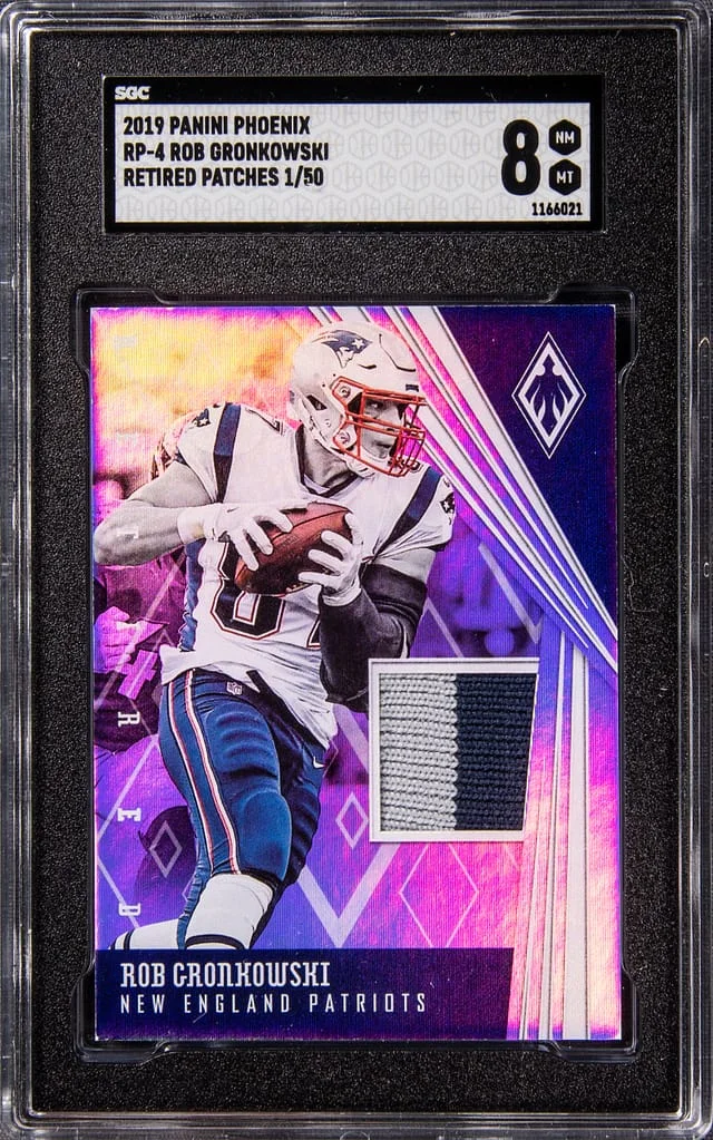 2019 Panini Rob Gronkowski Phoenix Retired Patches #RP-4 card image