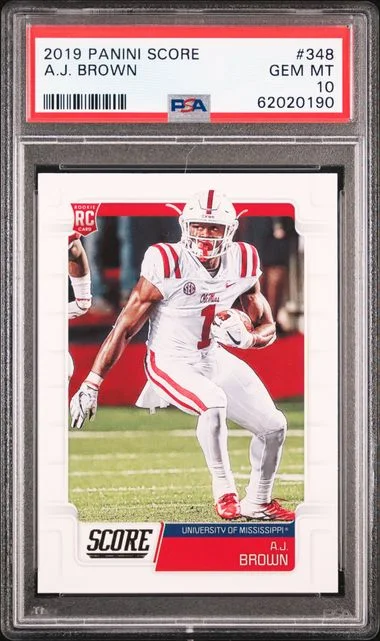2019 Panini Score A.J. Brown #348 card image
