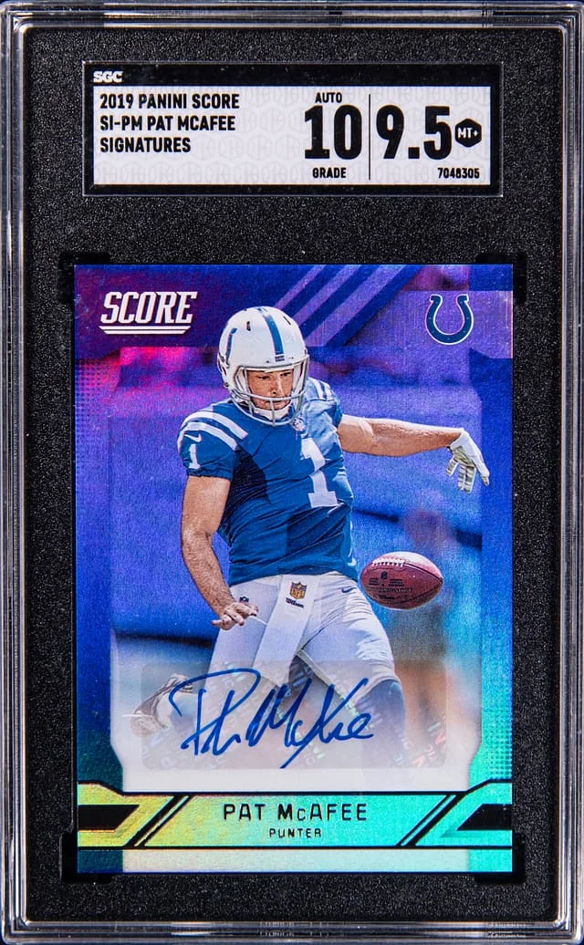 2019 Panini Score Pat McAfee Signatures #SI-PM card image