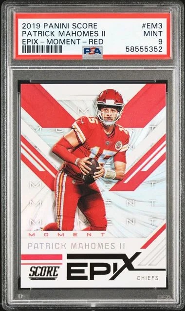 2019 Panini Score Patrick Mahomes II Epix #EM3 card image