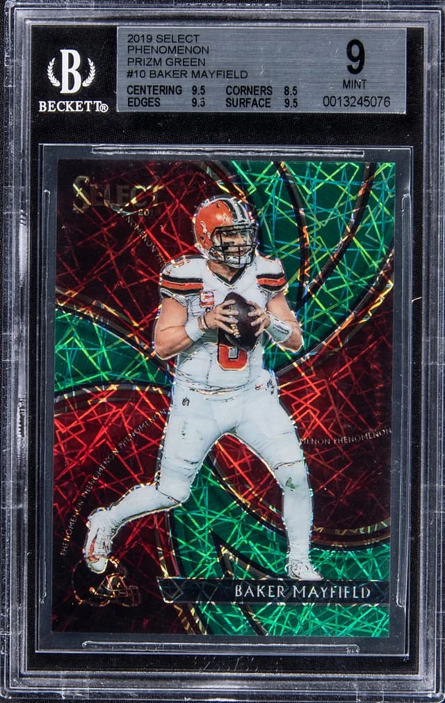 2019 Panini Select Baker Mayfield Phenomenon #10 card image