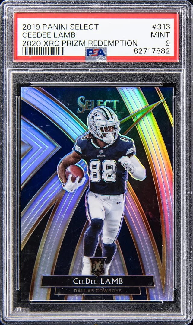 2019 Panini Select Ceedee Lamb 2020 XRC Prizm Redemption #313 card image