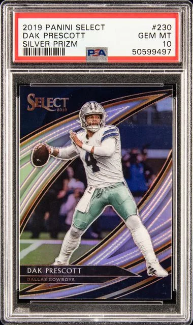 2019 Panini Select Dak Prescott Silver Prizm #230 card image