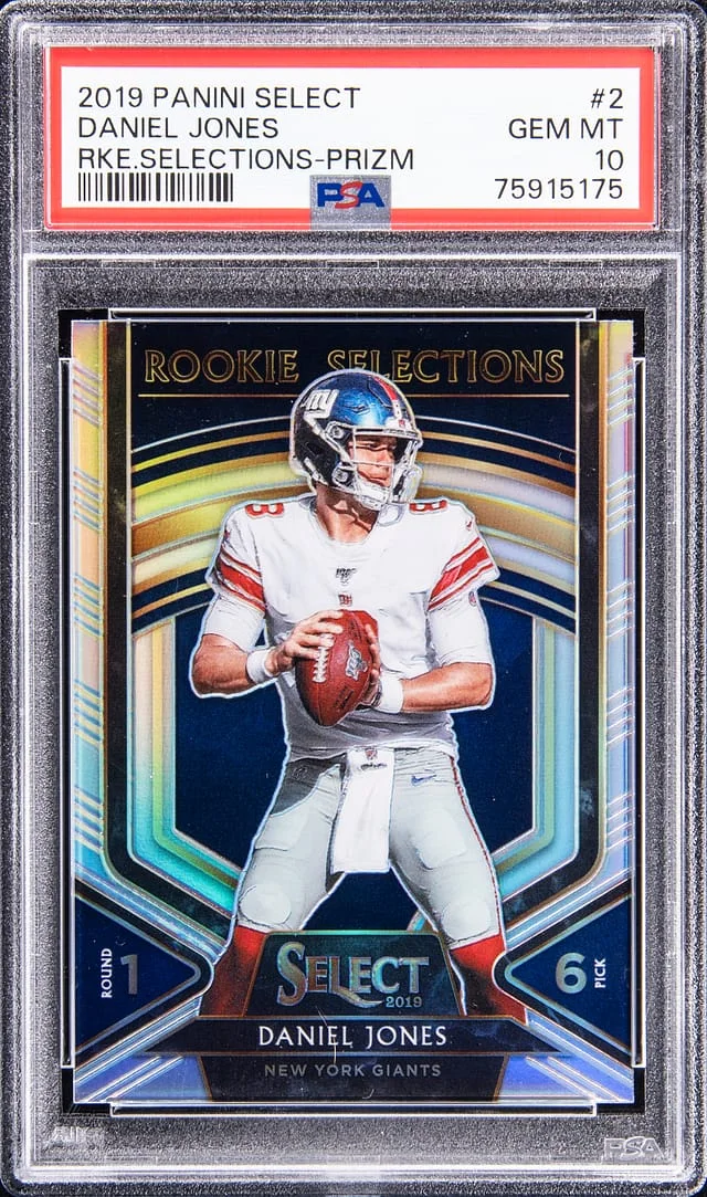 2019 Panini Select Daniel Jones Selections Prizm #2 card image