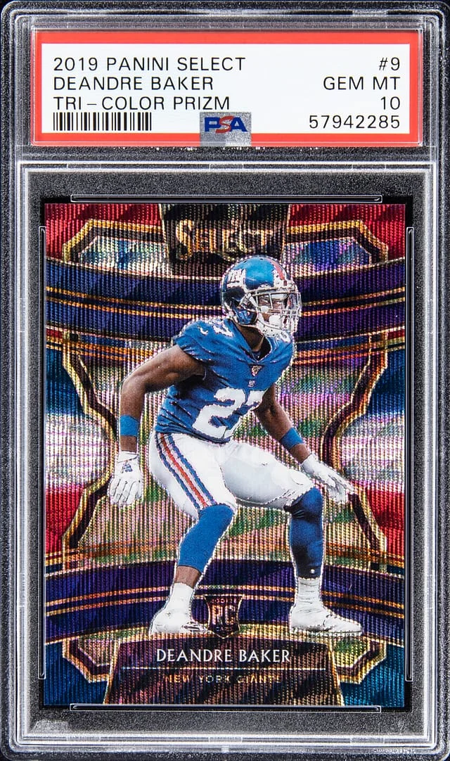 2019 Panini Select Deandre Baker Tri Color Prizm #9 card image