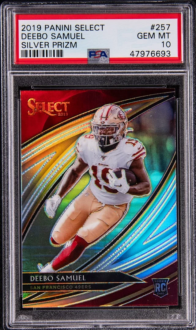 2019 Panini Select Deebo Samuel Silver Prizm #257 card image