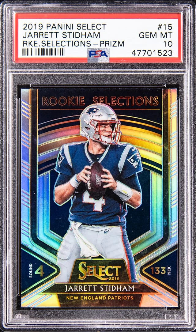 2019 Panini Select Jarrett Stidham Selections Prizm #15 card image