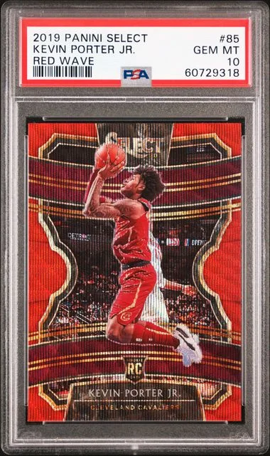 2019 Panini Select Kevin Porter Jr. Red Wave #85 card image