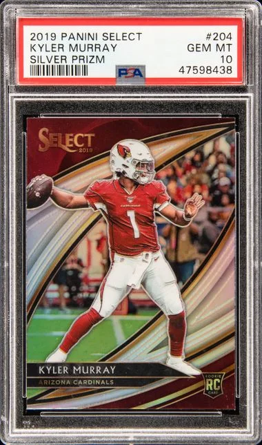 2019 Panini Select Kyler Murray Silver Prizm #204 card image