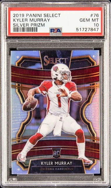 2019 Panini Select Kyler Murray Silver Prizm #76 card image