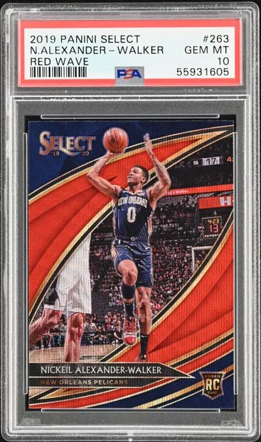2019 Panini Select Nickeil Alexander-Walker Red Wave #263 card image