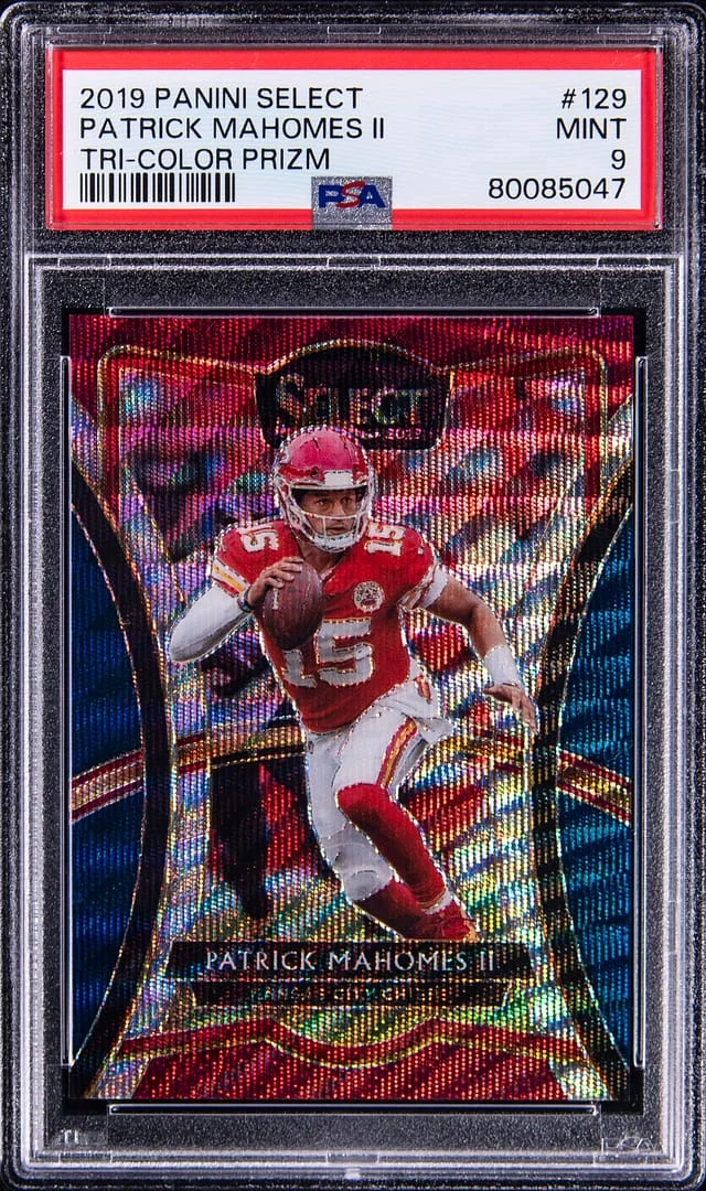 2019 Panini Select Patrick Mahomes II Tri-Color Prizm #129 card image