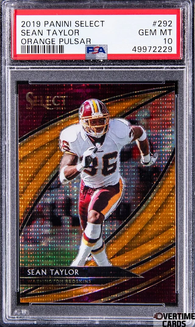 2019 Panini Select Sean Taylor Orange Pulsar #292 card image