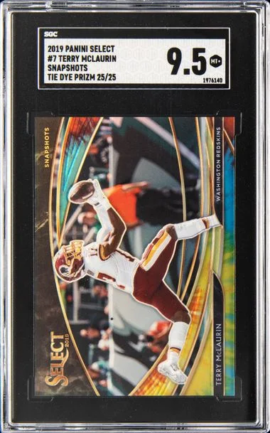2019 Panini Select Terry Mclaurin Snapshots Tie Dye Prizm #7 card image