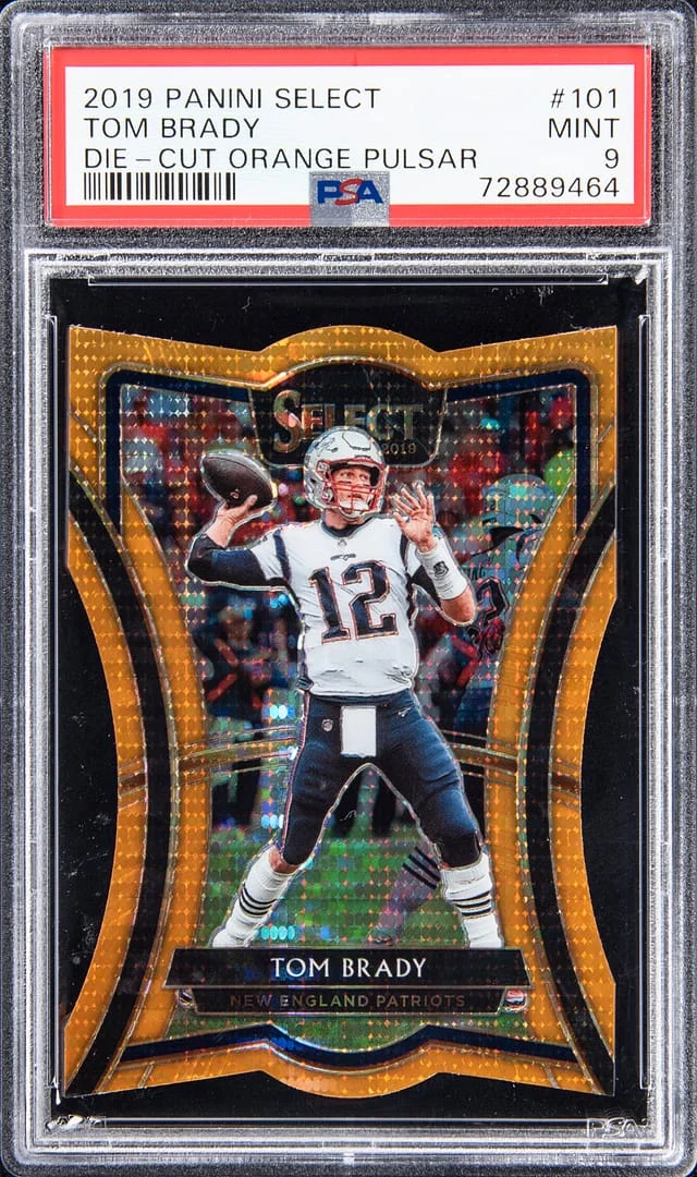 2019 Panini Select Tom Brady Dragon Scale Prizm #101 card image