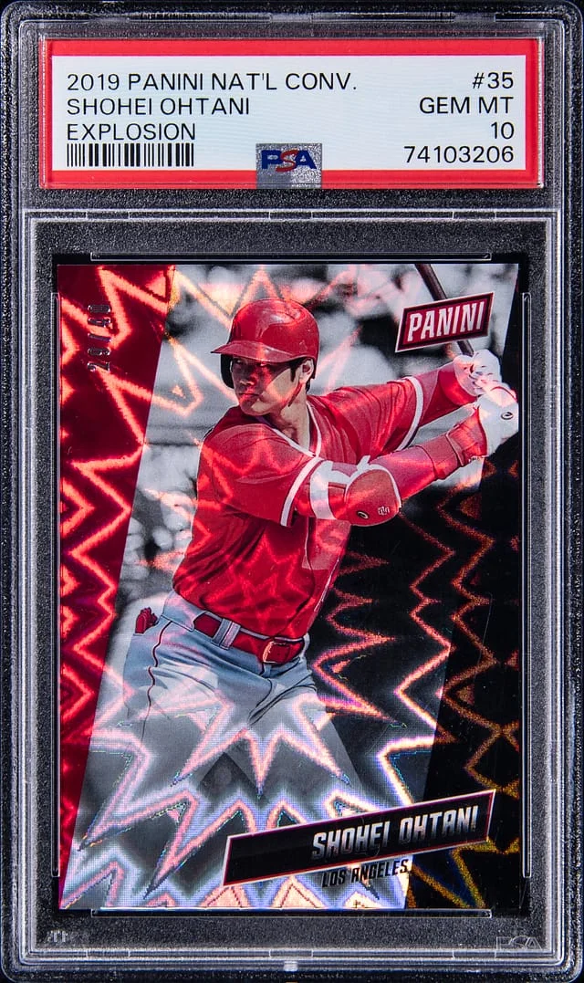 2019 Panini Shohei Ohtani National Convention Exsplosion #35 card image