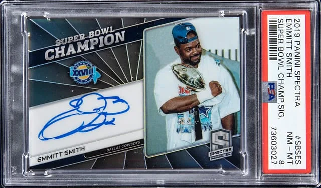 2019 Panini Spectra Emmitt Smith Super Bowl Champion Signature #SBS-ES card image