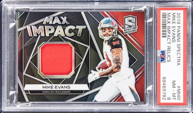 2019 Panini Spectra Mike Evans #MI40 card image