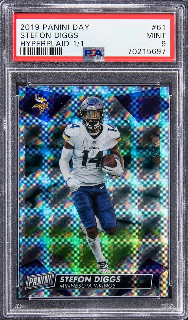 2019 Panini Stefon Diggs Day Hyperplaid #61 card image