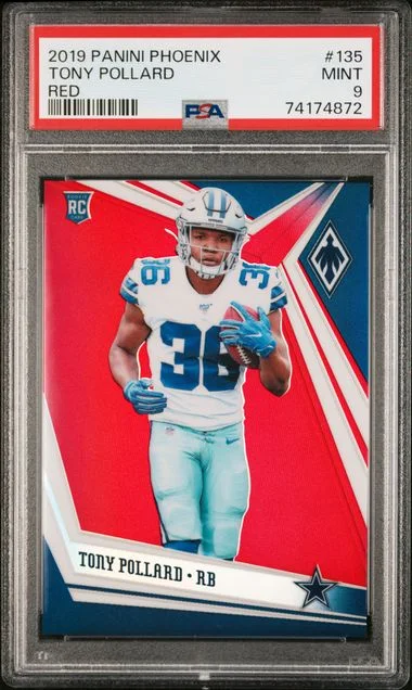 2019 Panini Tony Pollard Phoenix Red #135 card image