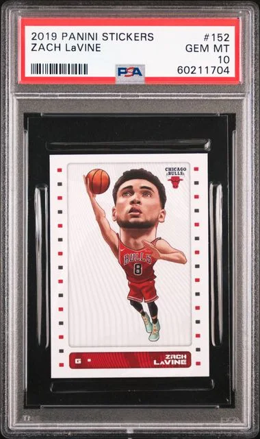 2019 Panini Zach Lavine Stickers #152 card image