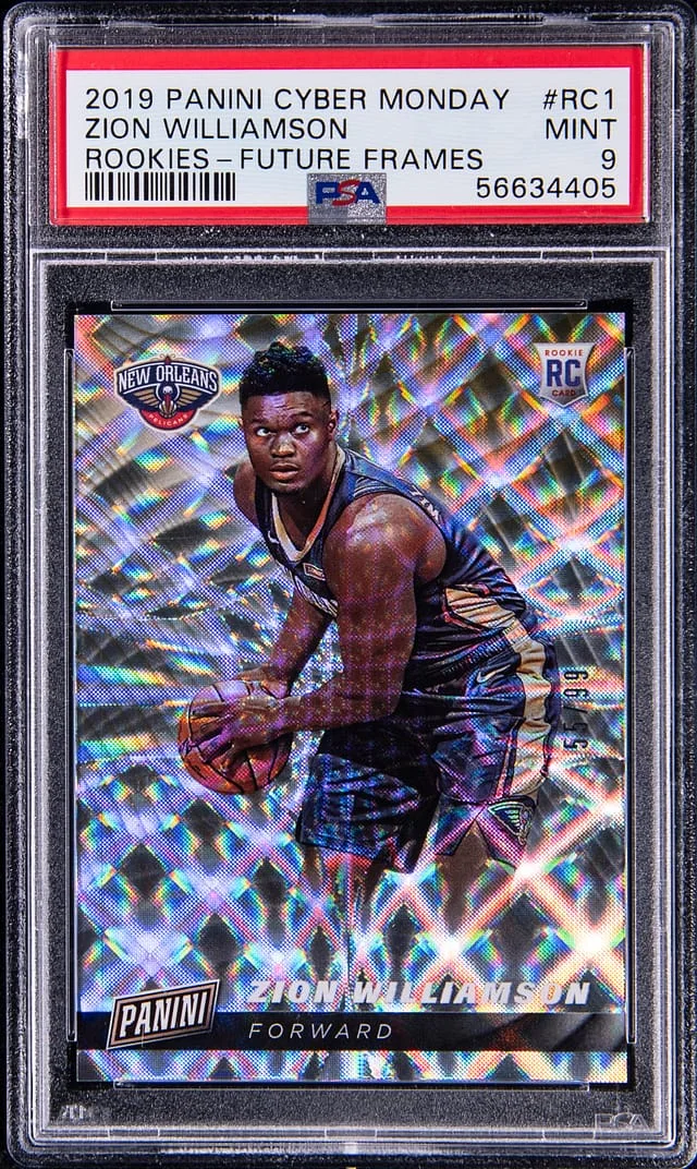 2019 Panini Zion Williamson Cyber Monday Rookies Future Frames #RC1 card image