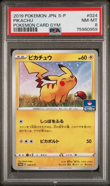 2019 Pokemon Japanese S Promo Pokemon Card Gym Pikachu #024 card image