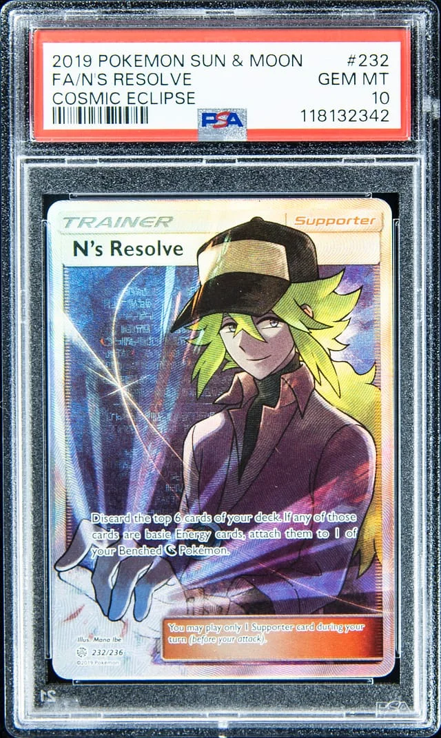 2019 Pokemon Sun & Moon Cosmic Eclipse FA/N's Resolve #232 card image
