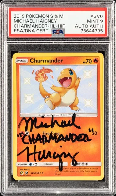 2019 Pokemon Sun & Moon Hidden Fates Charmander-Holo #SV6 card image