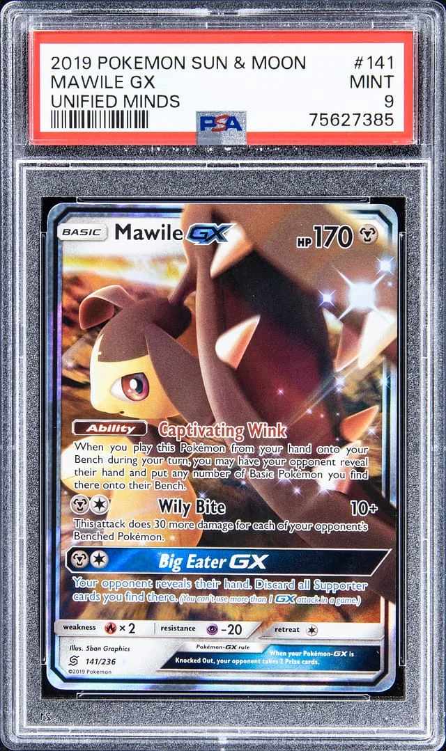 2019 Pokemon Sun & Moon Uni Mawile GX #141 card image